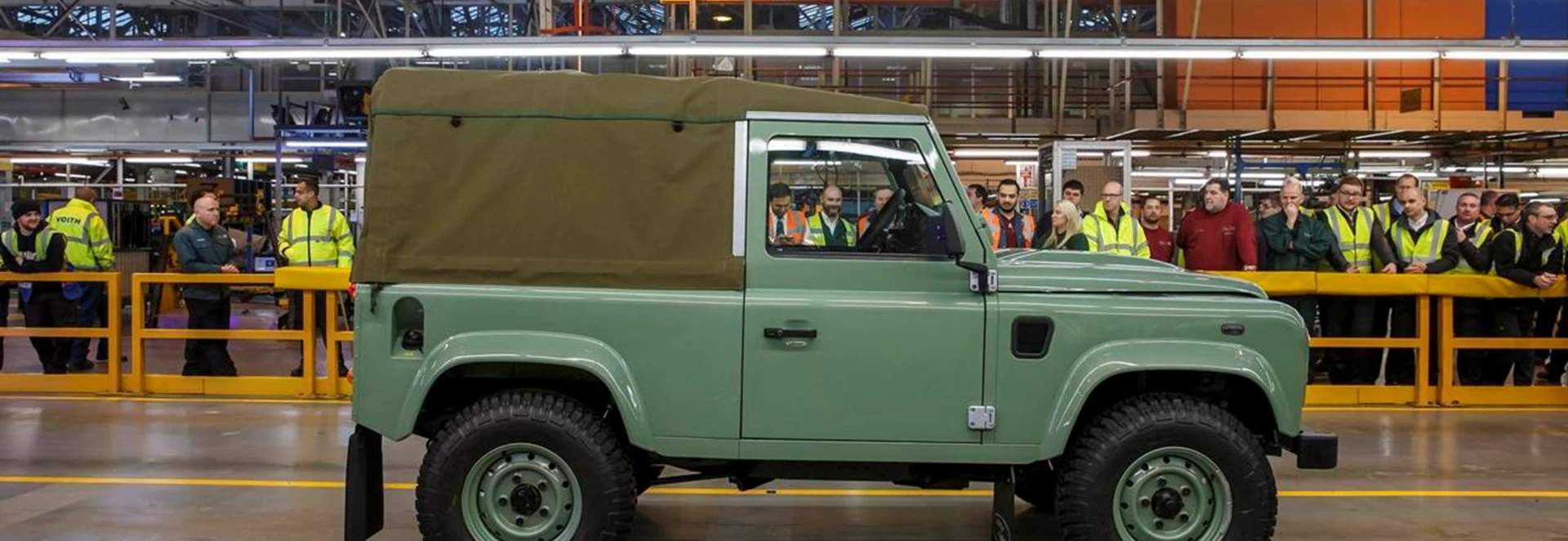 End of the Defender as last-ever model leaves Solihull plant